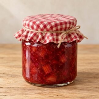 Confiture fraise-rhubarbe 220 g